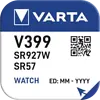 Varta 399 (927W) Silver Oxide mini blister 1