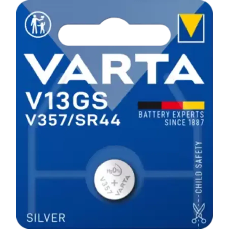 357 (SR44/V13GS) Silver Oxide blister 1-1