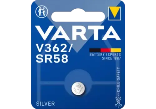  Varta 362 (SR58/721SW) Silver Oxide blister 1 