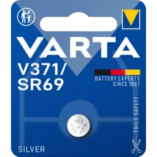  Varta 371 (SR69/920SW) Silver Oxide blister 1 