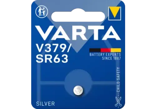  Varta 379 (SR63/521SW) Silver Oxide blister 1 