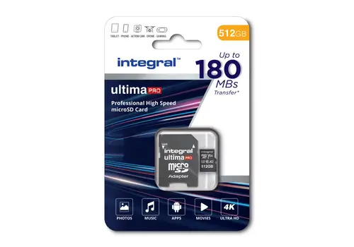  Integral 512GB Pro High Speed Micro SD 