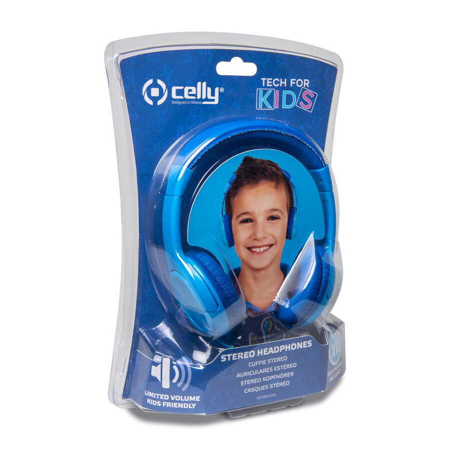 Kidsbeat Koptelefoon voor Kids Blauw-3
