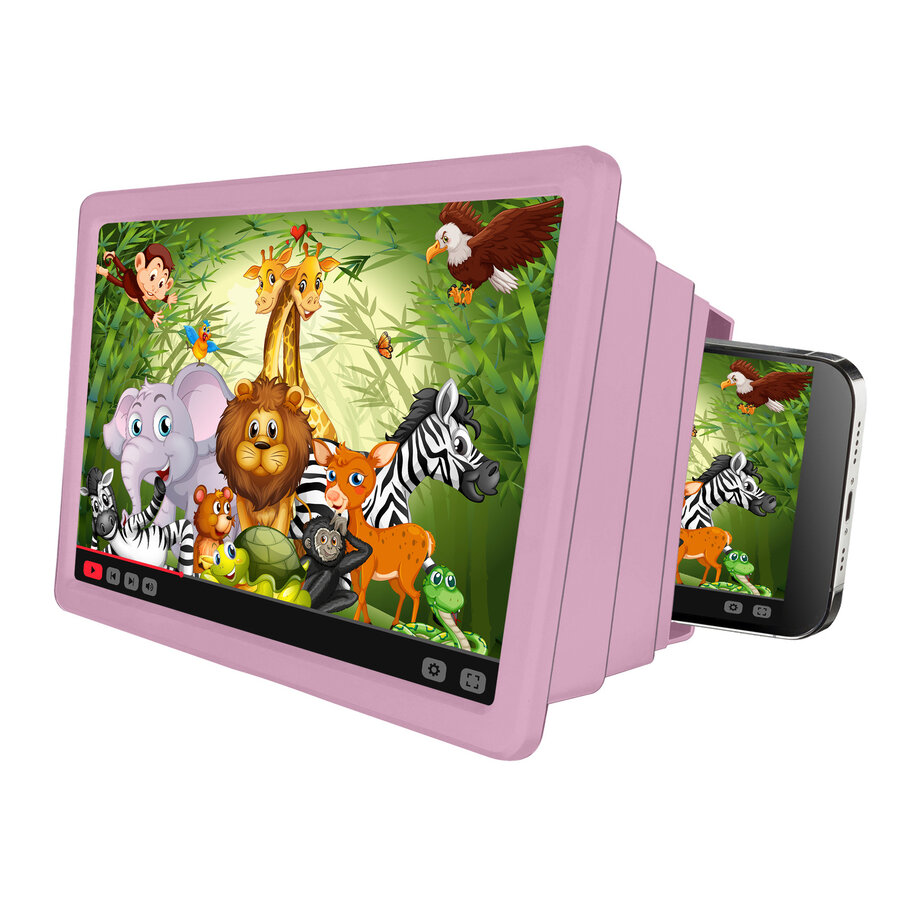 Kidsmovie Screen Magnifier Roze-1