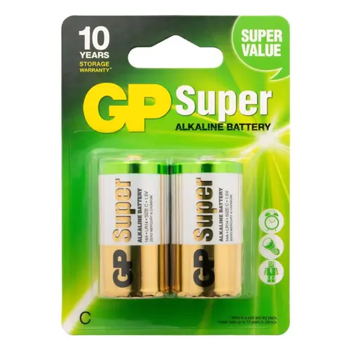  GP Batteries C Super Alkaline blister 2 