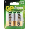 GP Batteries D Super Alkaline blister 2