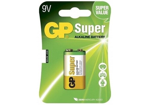  GP Batteries 9V Super Alkaline blister 1 