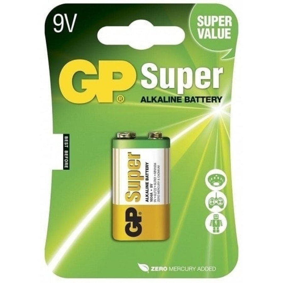 9V Super Alkaline blister 1-1
