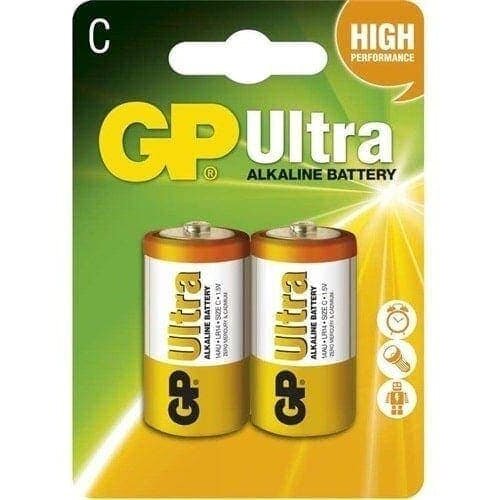  GP Batteries C Ultra Alkaline blister 2 