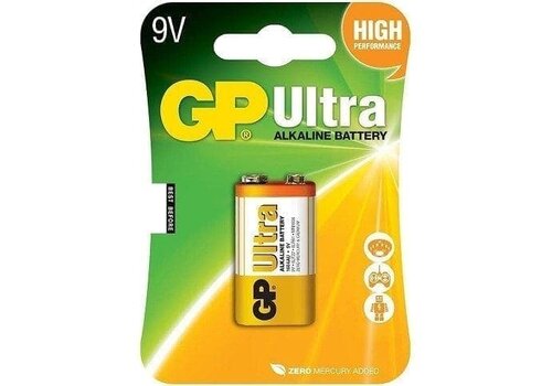  GP Batteries 9V Ultra Alkaline blister 1 