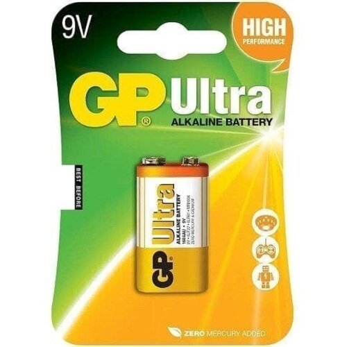  GP Batteries 9V Ultra Alkaline blister 1 