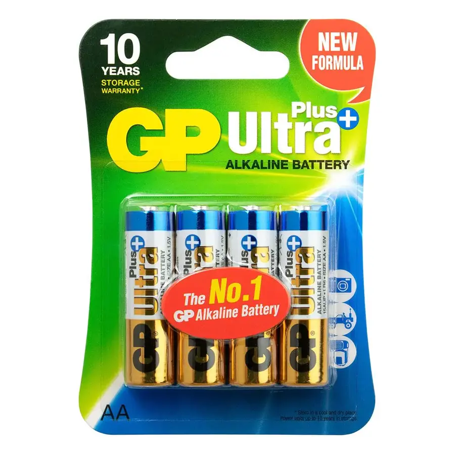 AA Ultra Plus Alkaline blister 4-1