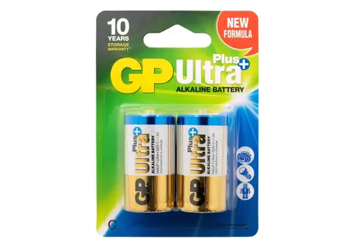  GP Batteries C Ultra Plus Alkaline blister 2 