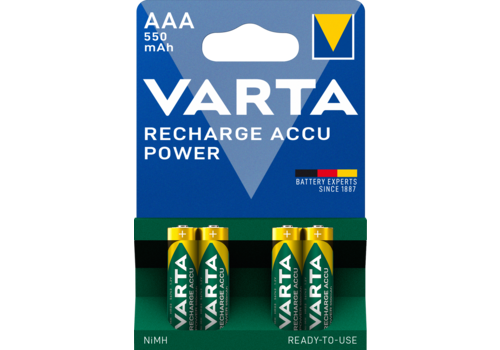  Varta 56743 AAA 550mAh Rechargeable blister 4 