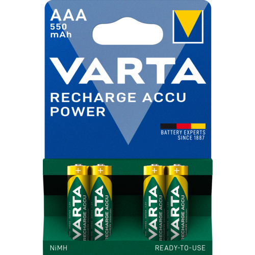  Varta 56743 AAA 550mAh Rechargeable blister 4 