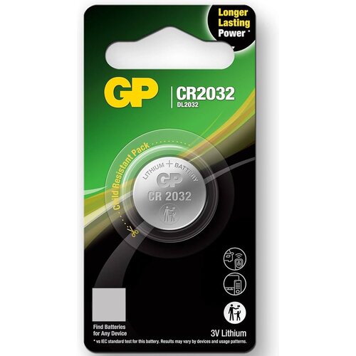  GP Batteries CR2032 Lithium blister 1 