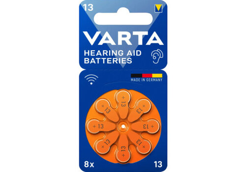  Varta 13 Hearing Aid blister 8 