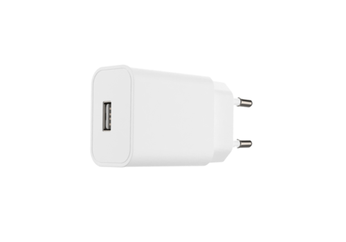  GHM Thuislader 1x USB 2,1A Wit 