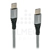 A-DAPT Data en Laadkabel USB-C > USB-C 2m PRO grijs (bulk)
