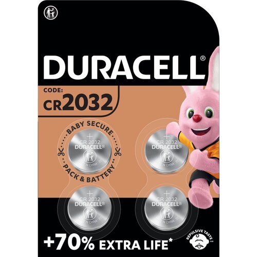  Duracell CR2032 3V Lithium blister 4 