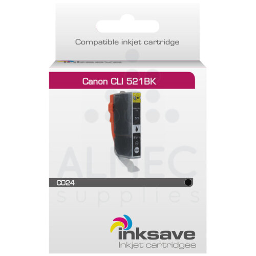  Inksave Canon CLI 521 BK 