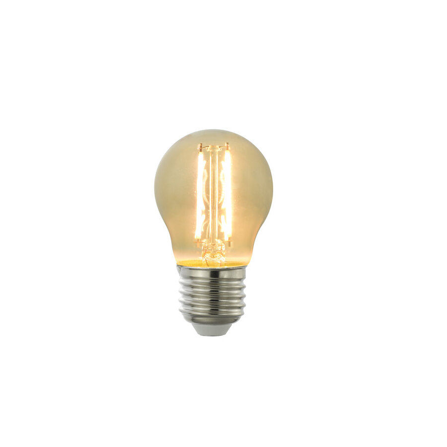 Deco E27 | G45 | Dim | 2500 Kelvin | 400 Lumen | Light Bulb | Gold colour-1