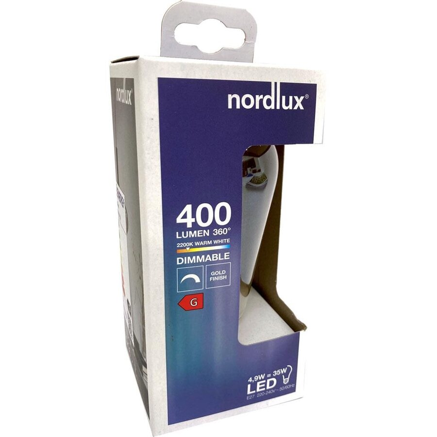 Deco E27 | ST64 Spiral | Dim | 2200 Kelvin | 400 Lumen | Light Bulb | Gold colour-2