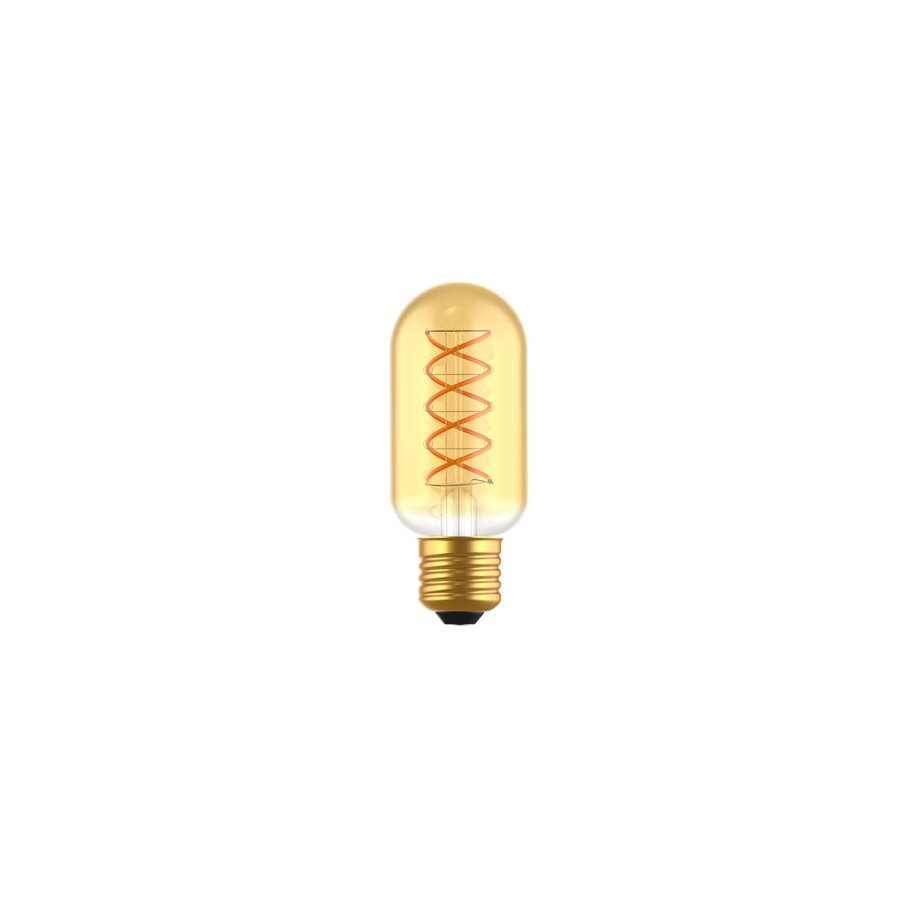 Deco E27 | T45 Spiral | Dim | 2200 Kelvin | 400 Lumen | Light Bulb | Gold colour-1