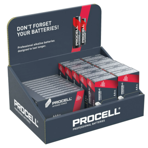  Procell Display 100x AA + 100x AAA Intense 