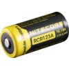 Nitecore RCR123A Li-ion battery NL166 650mah blister 1