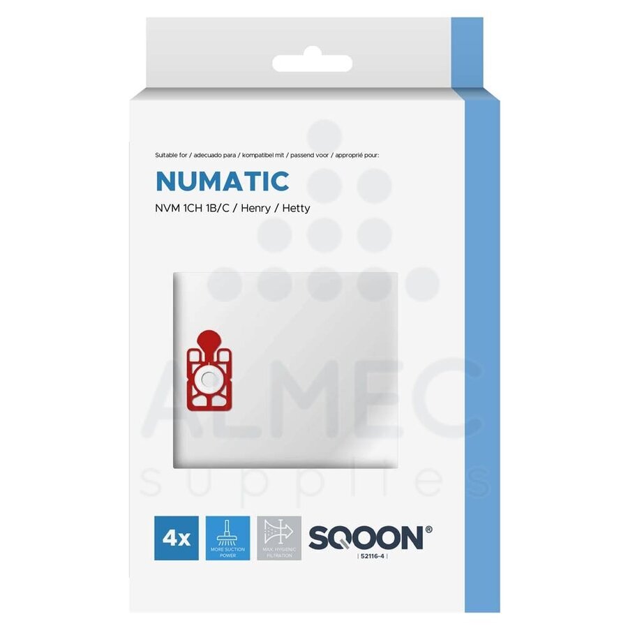 Numatic NVM 1CH Henry/James (4 stuks)-2