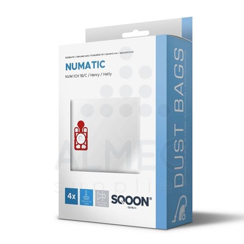  Sqoon Numatic NVM 1CH Henry/James (4 stuks) 