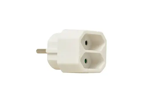  VB Extend Euro verdeelstekker 2V wit 