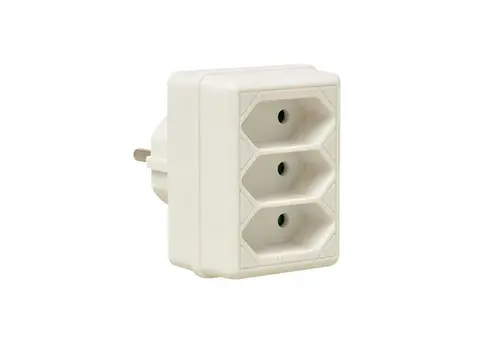  VB Extend Euro verdeelstekker 3V wit 