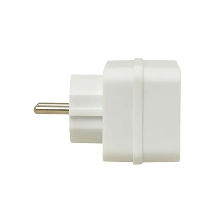 Euro verdeelstekker 4V wit-4