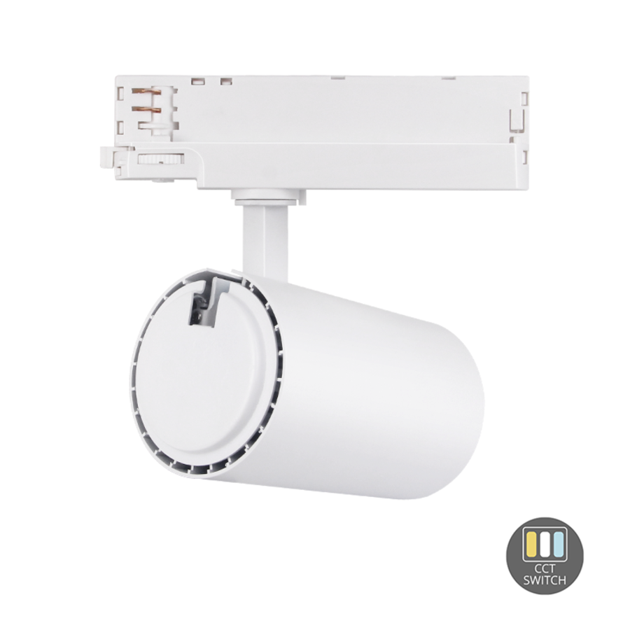 3-FASE RAILSPOT | ROSALIN | 10W-20W-30W | WIT | DIMBAAR | CCT-SWITCH-2