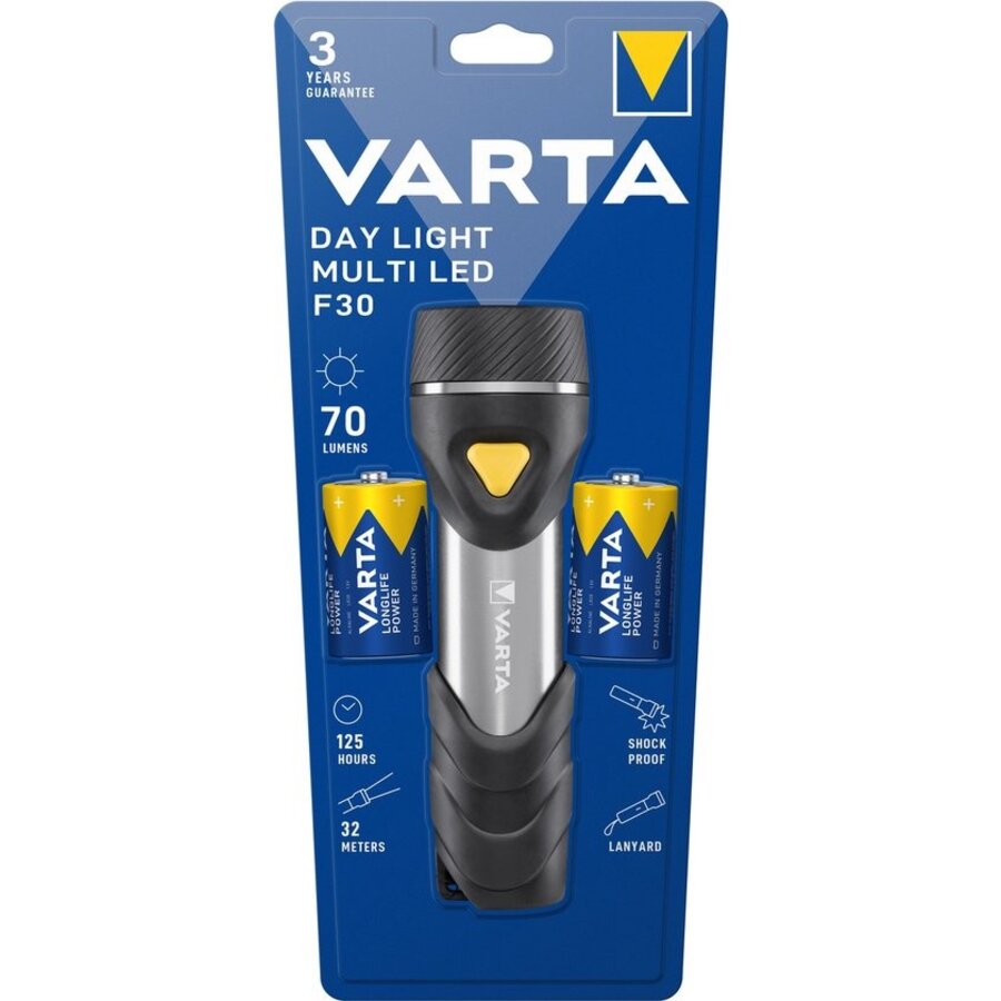 17612 Day Light Multi LED F30 (incl. 2xD batterij)-1