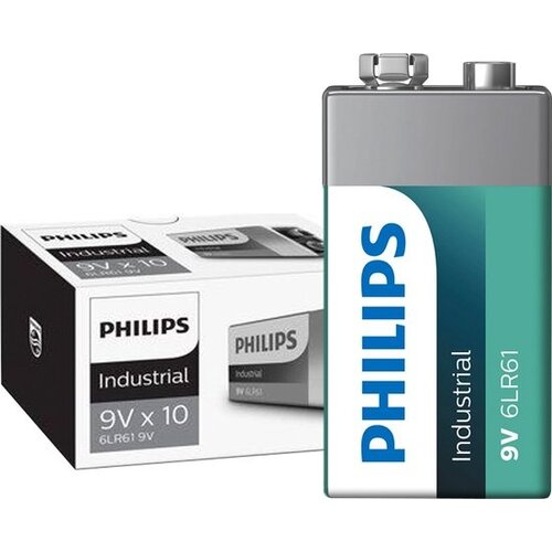  Philips  Industrial Alkaline 9v/6LR61 10 pack 