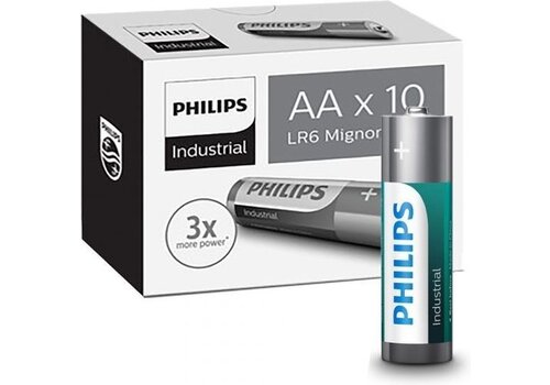 Philips  Industrial Alkaline AA/LR6 10 pack   Philips  Industrial Alkaline AA/LR6 10 pack