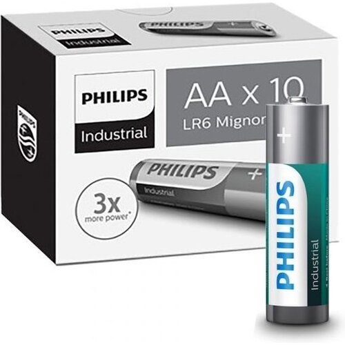  Philips  Industrial Alkaline AA/LR6 10 pack 