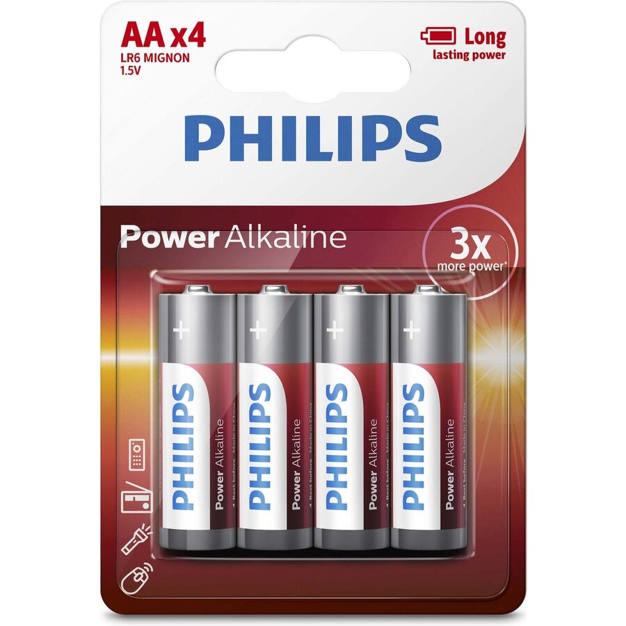Power Alkaline AA/LR6 blister 4-1