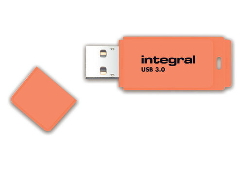  Integral 16GB Integral Neon USB Flash Drive - Orange 