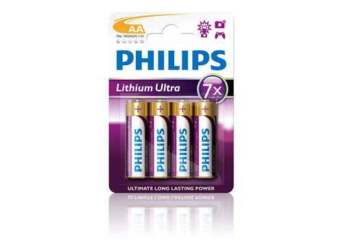 Philips  Lithium AA 1.5v blister 4   Philips  Lithium AA 1.5v blister 4
