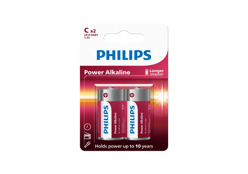 Philips  Power Alkaline C/LR14 blister 2   Philips  Power Alkaline C/LR14 blister 2