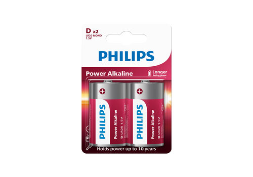 Philips  Power Alkaline D/LR20 blister 2   Philips  Power Alkaline D/LR20 blister 2