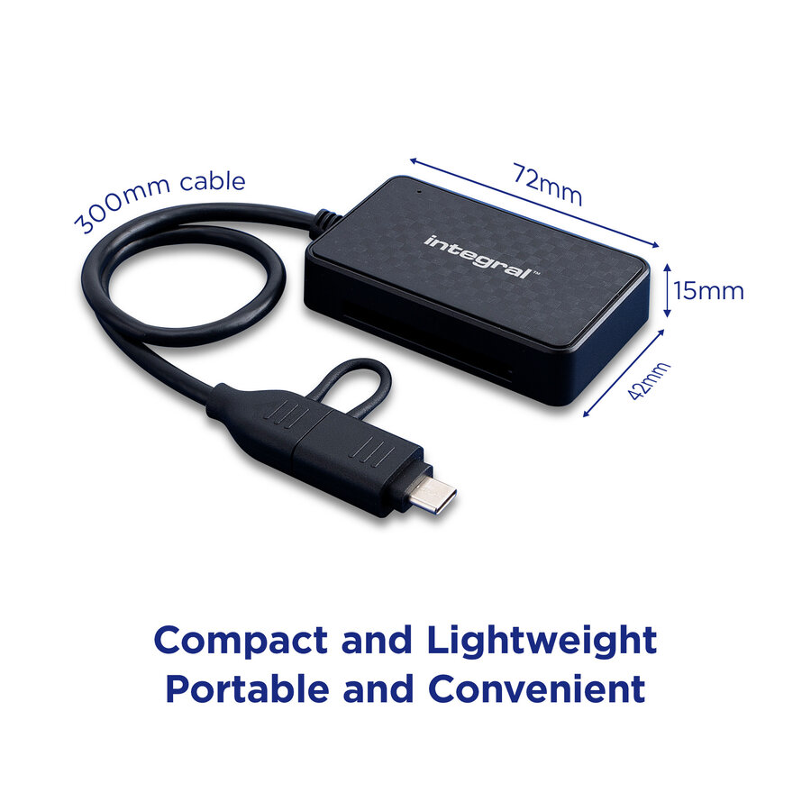 Integral Multi (All in 1) USB Card Reader USB3.2 en USB-C-1