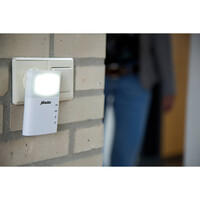 thumb-Draadloze Deurbel met Flitslicht Wit-7