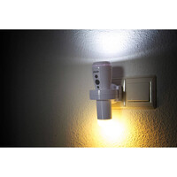 thumb-Oplaadbare LED Zaklamp / Automatisch nachtlampje Wit-6