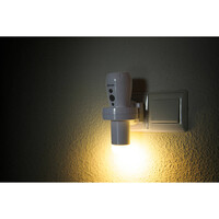 thumb-Oplaadbare LED Zaklamp / Automatisch nachtlampje Wit-7