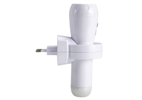 Alecto Oplaadbare LED Zaklamp / Automatisch Nachtlampje Wit 
